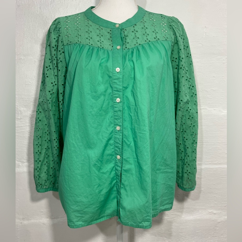 J. CREW BUTTON TOP - Picture 9 of 16